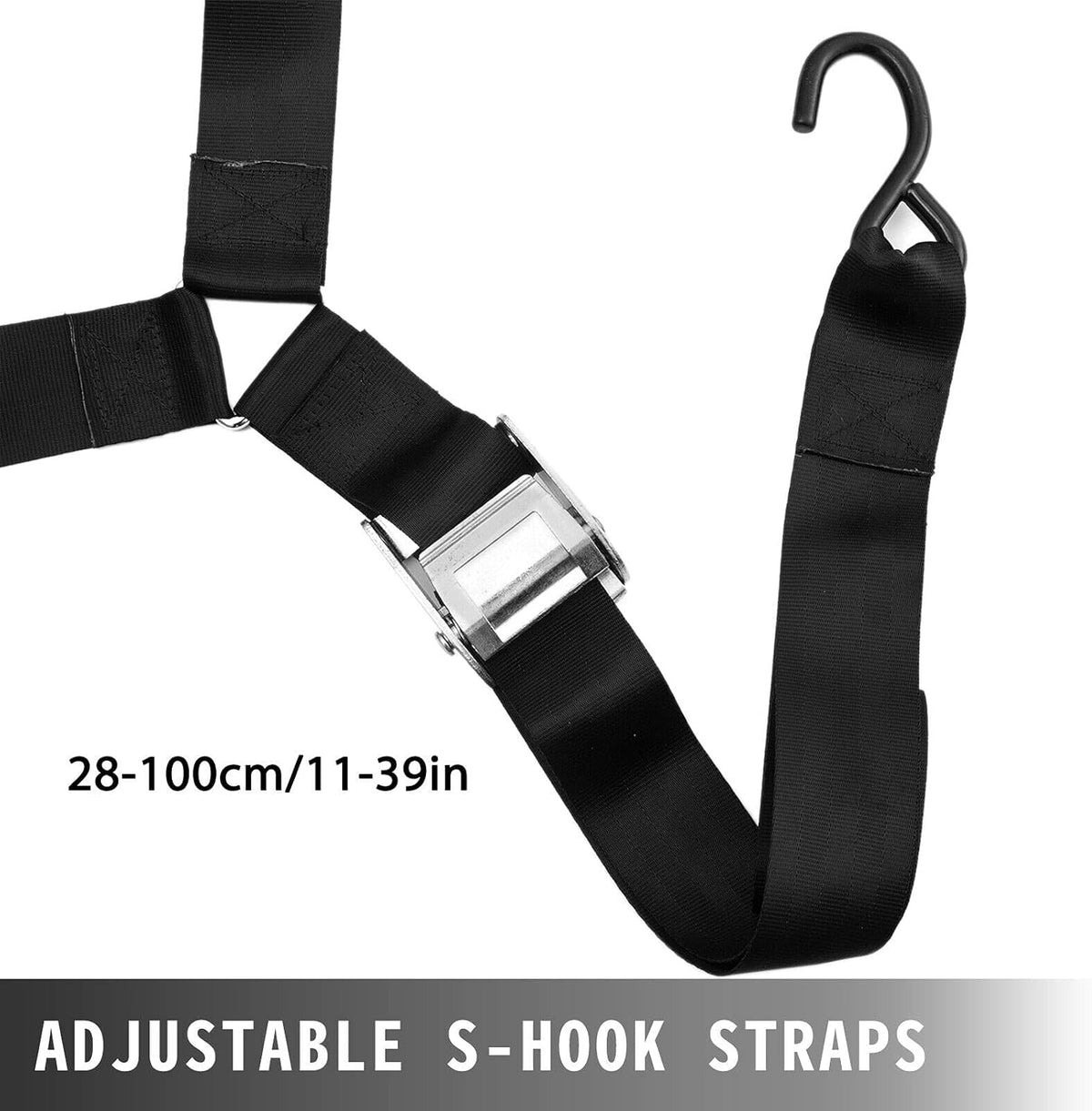 Heavy Duty Truck Bed Cargo Net with S-Hooks, 1100LBS, Pack of 2 D884