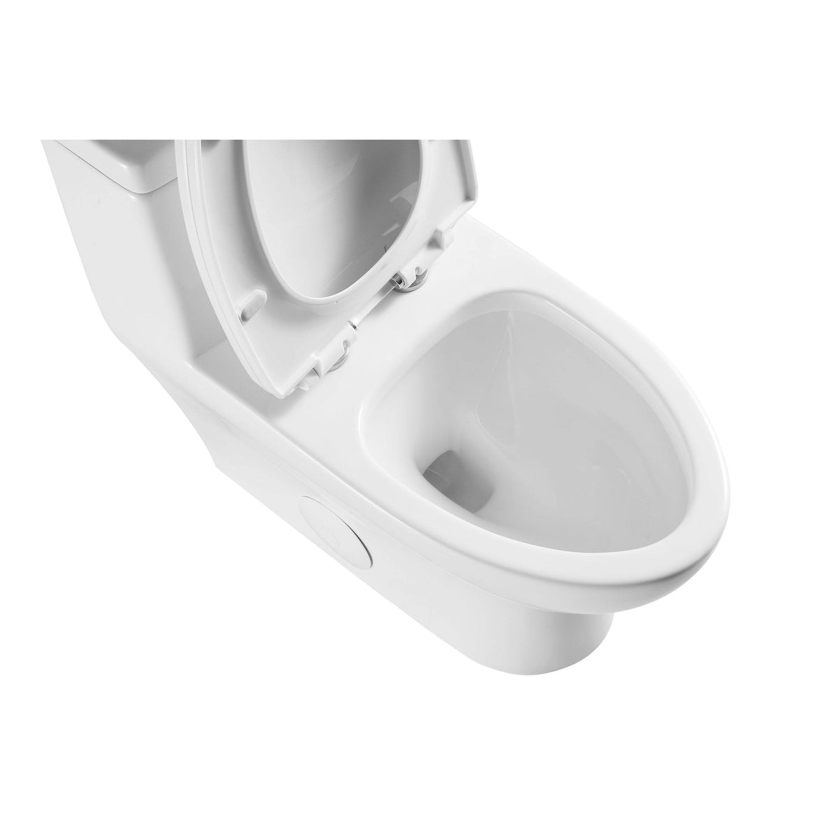 White Contemporary Elongated Toilet G99146