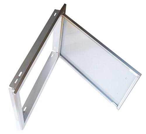 Beveled 17x22 x 24x22 Frame Horizontal Door H77196