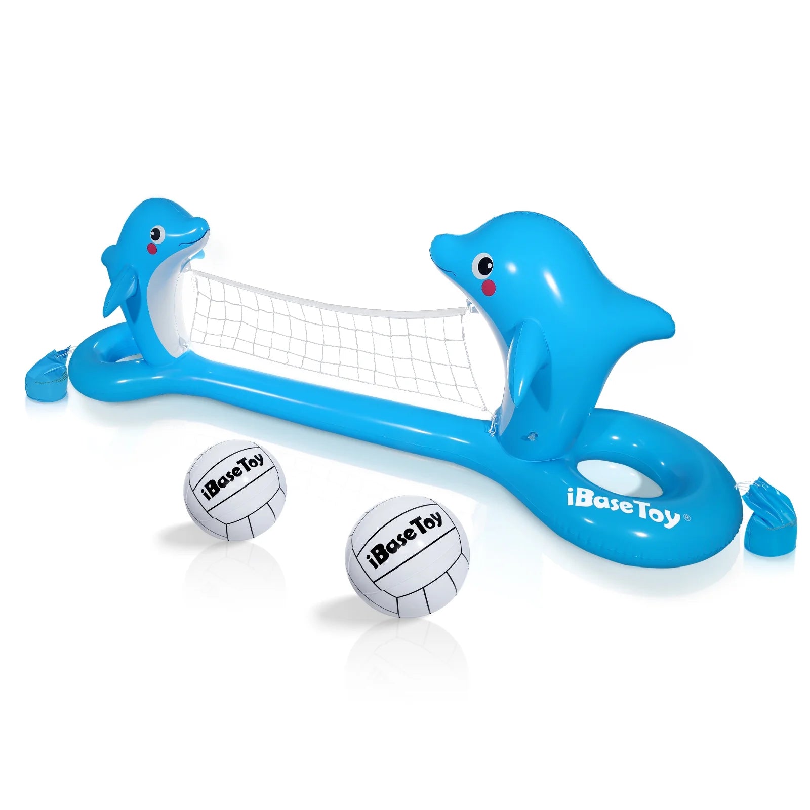 Inflatable Volleyball Game Set with Floating Net W109872