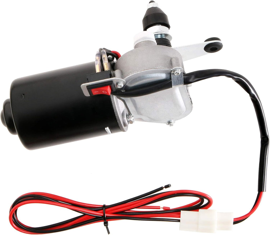 12V Universal Electric Windshield Wiper Motor Kit for UTV ATV Windshields T313