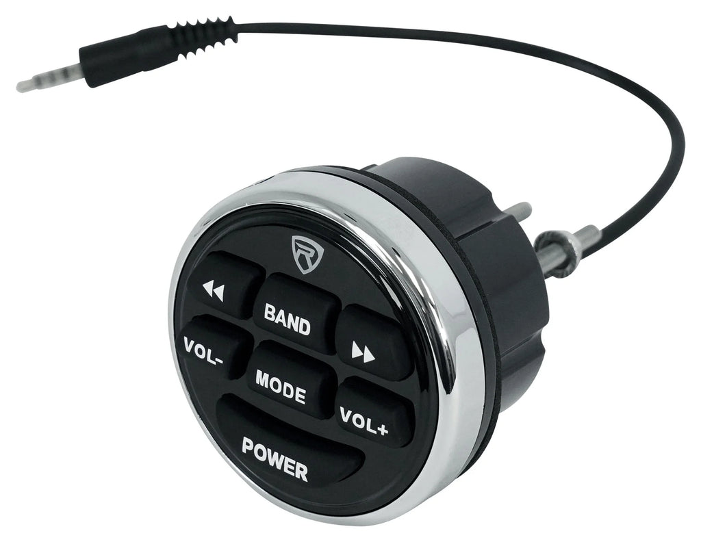 White 6.5" Marine Wakeboard Tower Speakers with Bluetooth Receiver Z8056