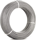 1/8 Stainless Steel Aircraft Wire Rope 200 Feet T 316 Marine Grade E459