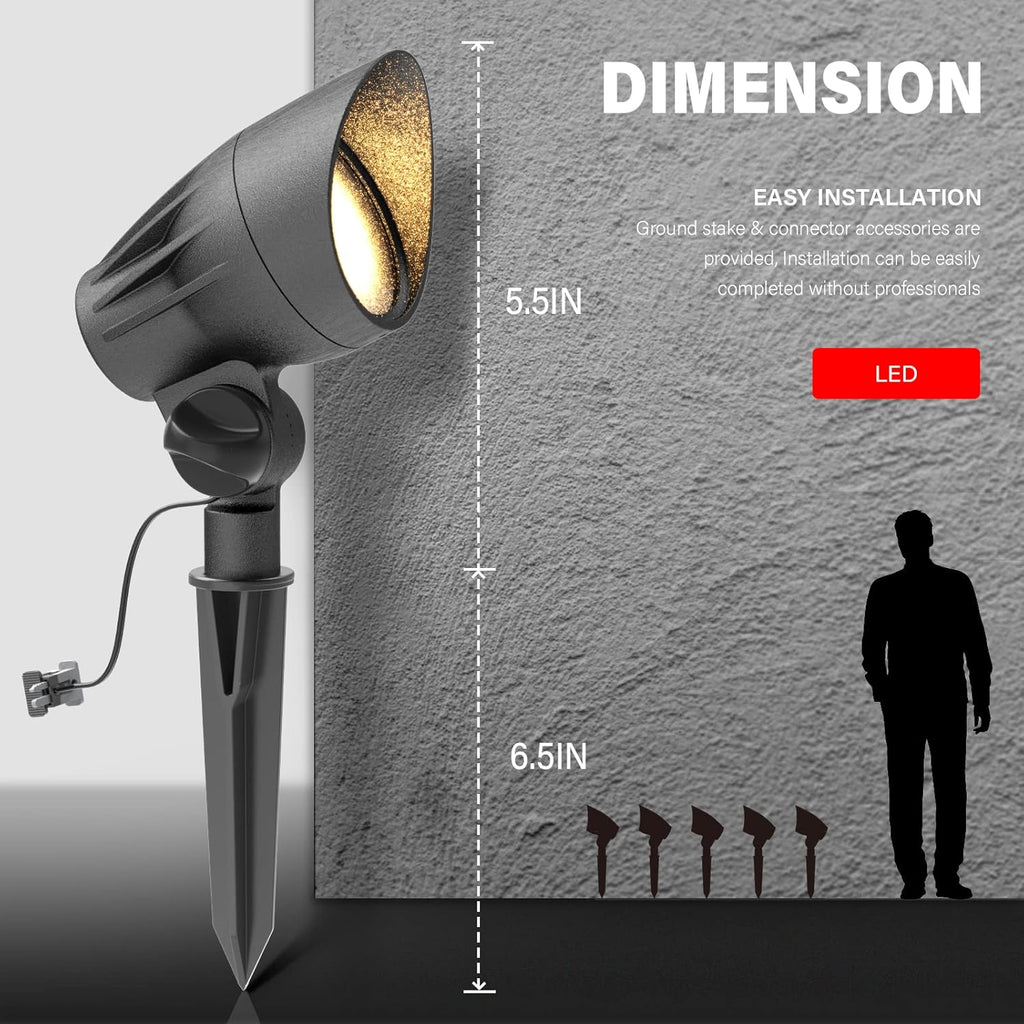 8 Pack LED Landscape Floodlight N489