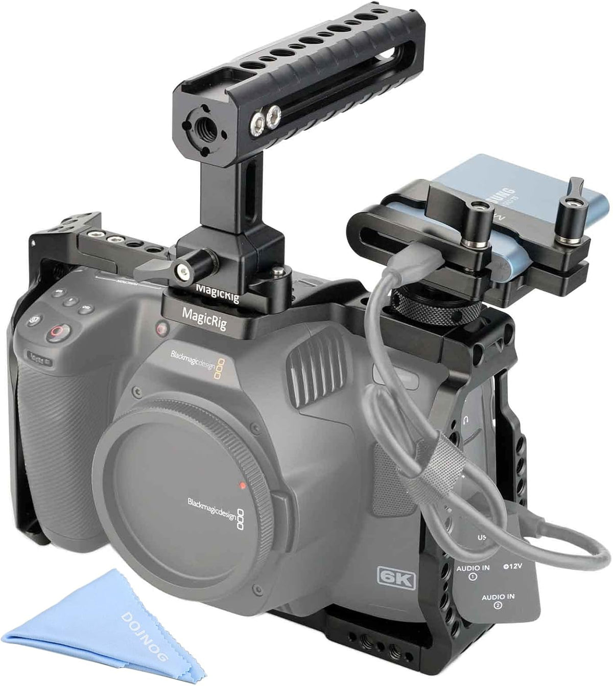 Camera Cage Rig with NATO Handle and NATO Rail V14185