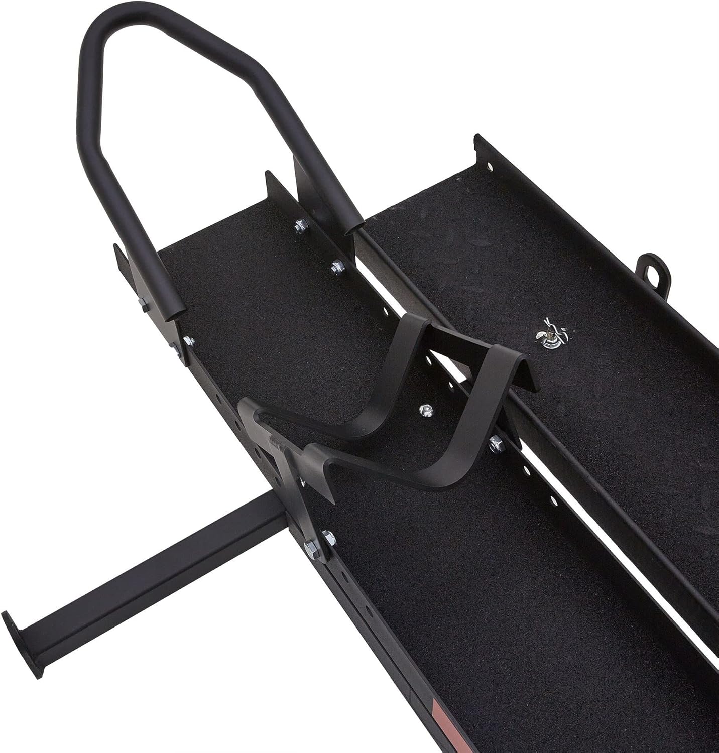 Black Steel Motorcycle Carrier K398493