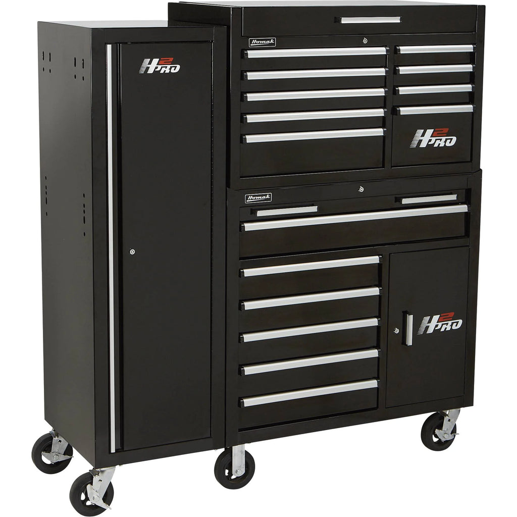 Black Full-Height Side Locker N27326