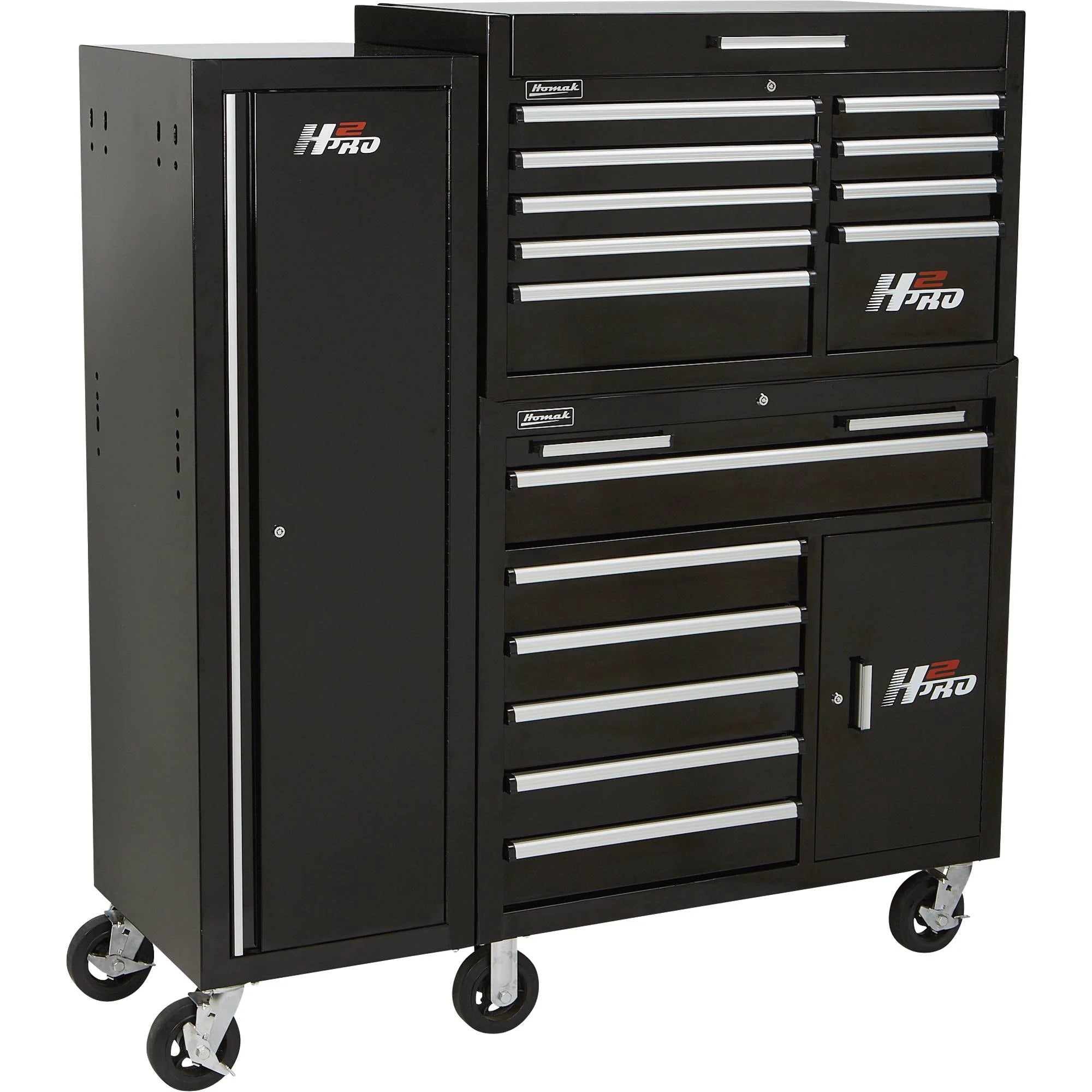 Black Full-Height Side Locker N27326