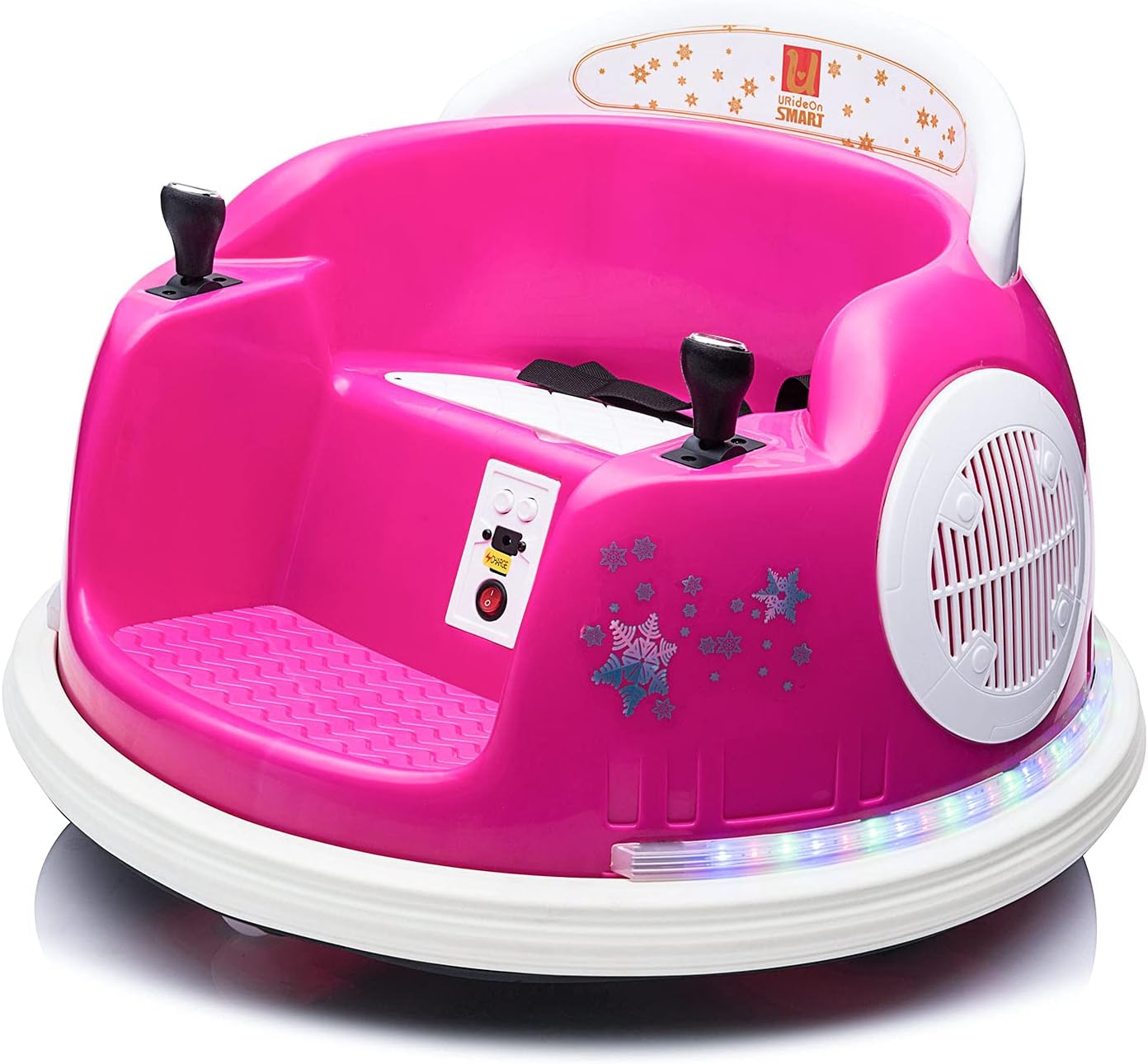 6V Ride On Bumper Car with Remote Control (Pink) W503
