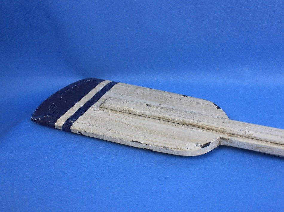 Wooden Rustic Rowing Boat Oar with Hooks - 50 in. X254