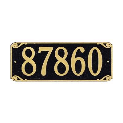 Red/Gold Letters Wall Plaque S743