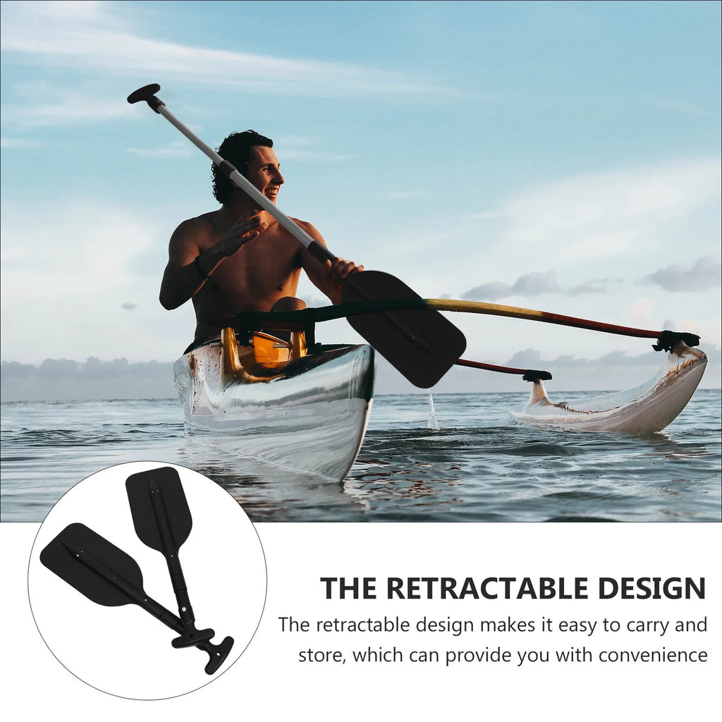 2pcs Adjustable Retractable Kayak Paddle Aluminum Alloy Oar Y1765