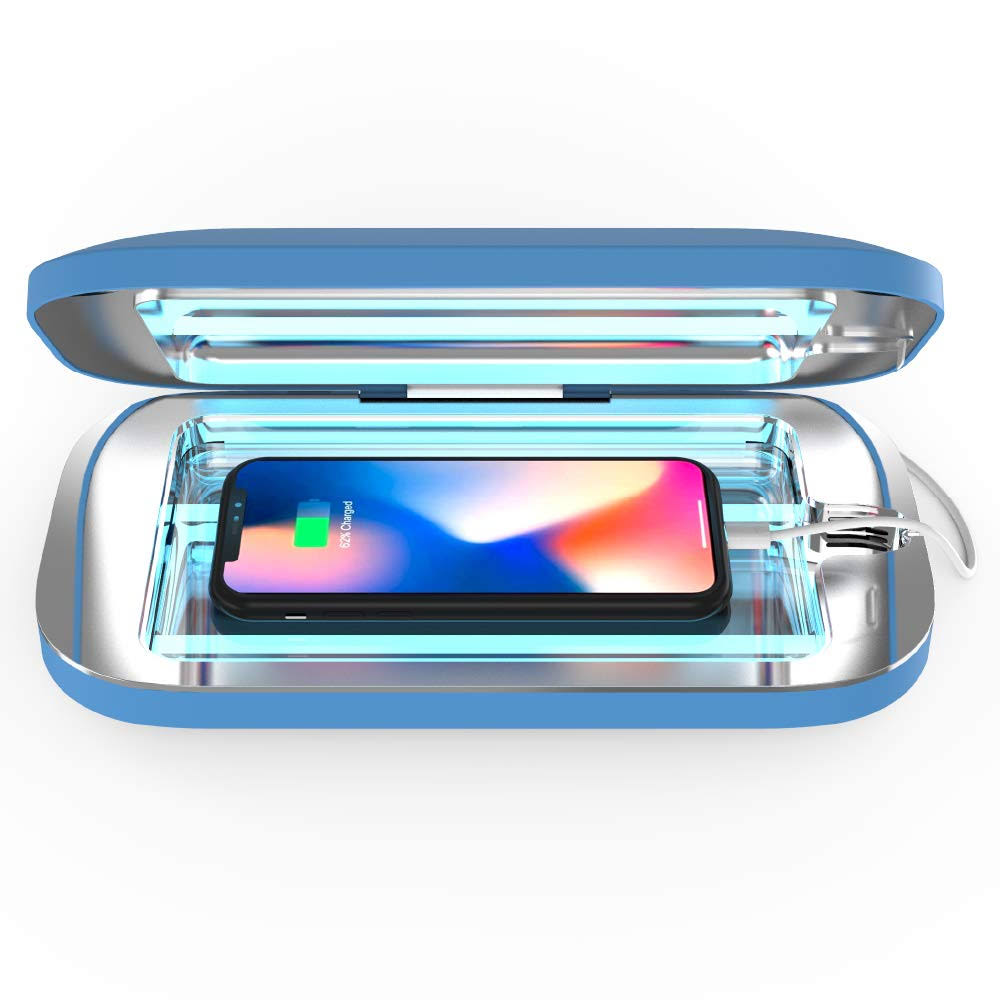 PhoneSoap Pro Universal Smartphone Sanitizer Blue E8537