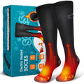 Heated Socks with 4000mAh Battery, M (Black) Y878