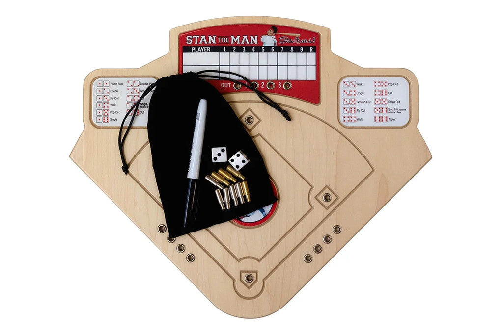 Handcrafted Wooden Baseball Game P39394
