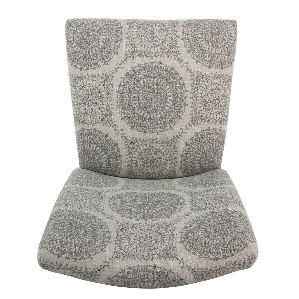 Gray Medallion Parsons Dining Chair (Set of 2) Z128803