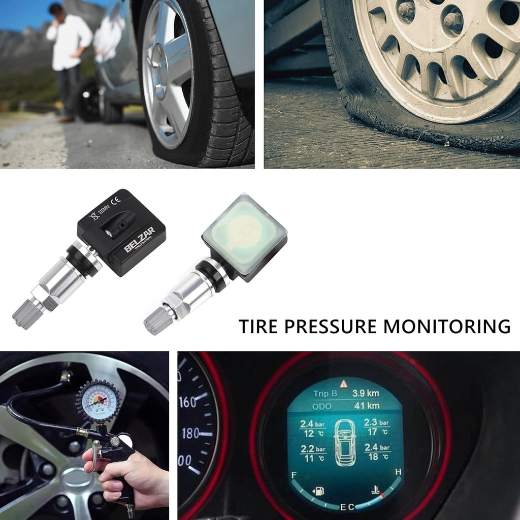 Tire Pressure Sensors TPMS 315MHz Replacement for Infiniti Nissan (4 Pack) D76699