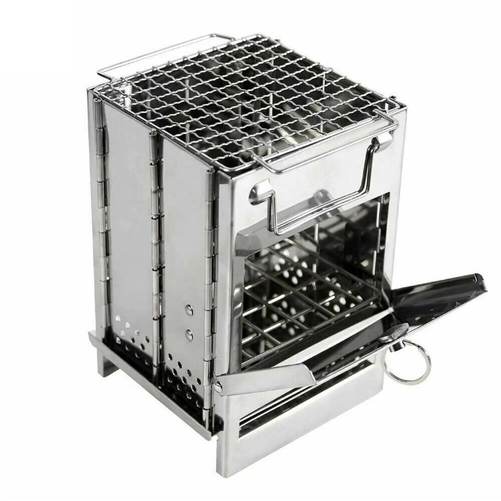 Portable Stainless Steel Wood Burning Stove G17345