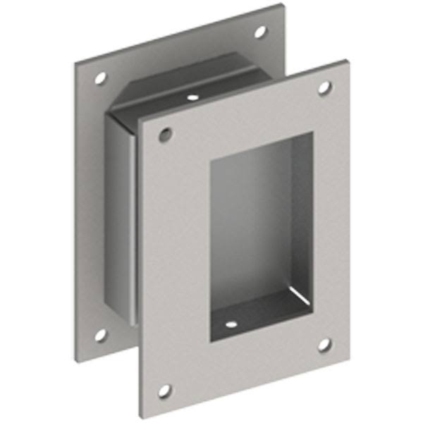 Back to Back Flush Pull Set Satin Stainless R88166