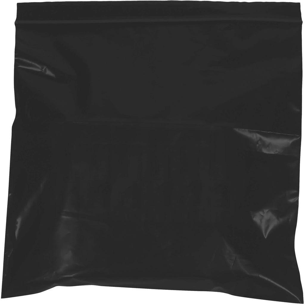 Reclosable 2 Mil Poly Bags 12x22 x 15x22 Black 1000/Case S228