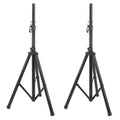 Black Heavy Duty Tripod Speaker Stands J822