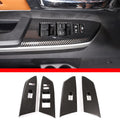 Silver ABS Plastic Power Window Switch Button Covers F81915