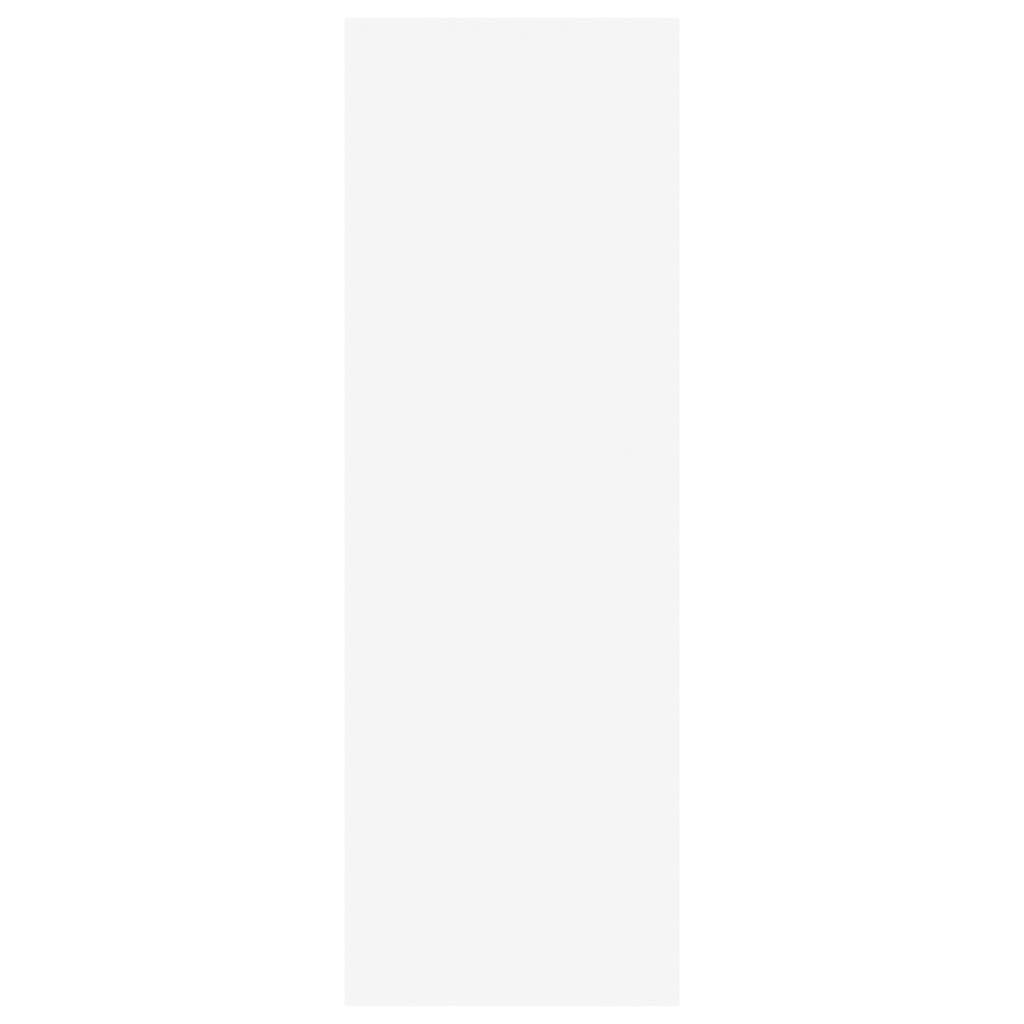 White and Sonoma Oak TV Cabinet Chipboard S578