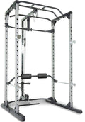 Power Cage with LAT Pull-Down Attachment and Adjustable Leg Hold-Down M9263