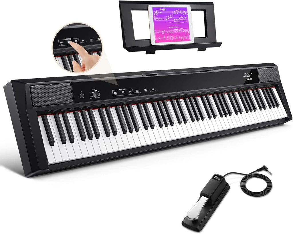 88-Key Weighted Digital Piano with Sustain Pedal N13698