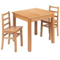 Natural Solid Wood Table and Chair Set P3050