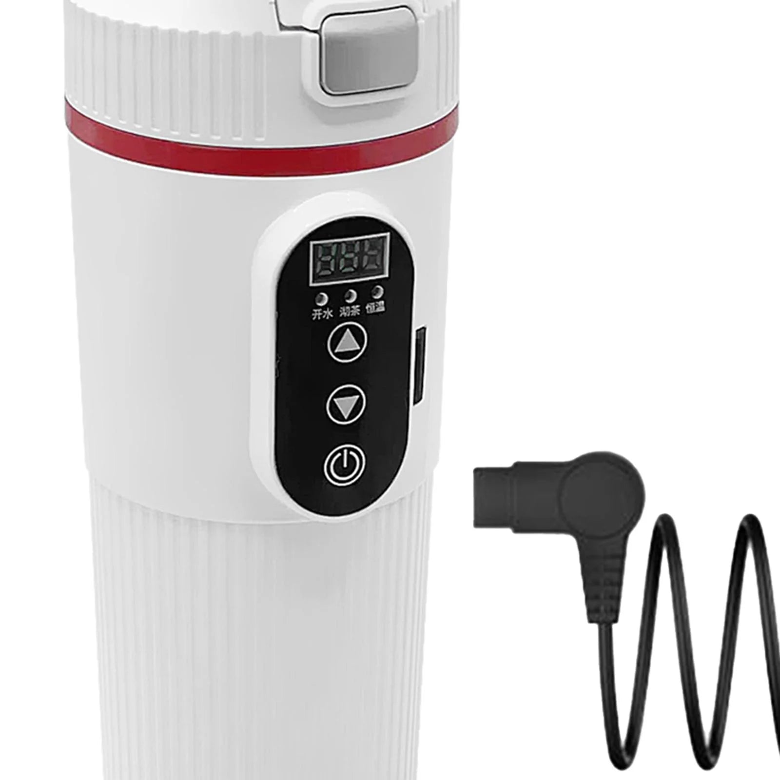12V 24V Car Electric Water Kettle Tea Coffee Kettle DC Powered Fast Heating 22x7cm Water Boiler Heater Portable C50394
