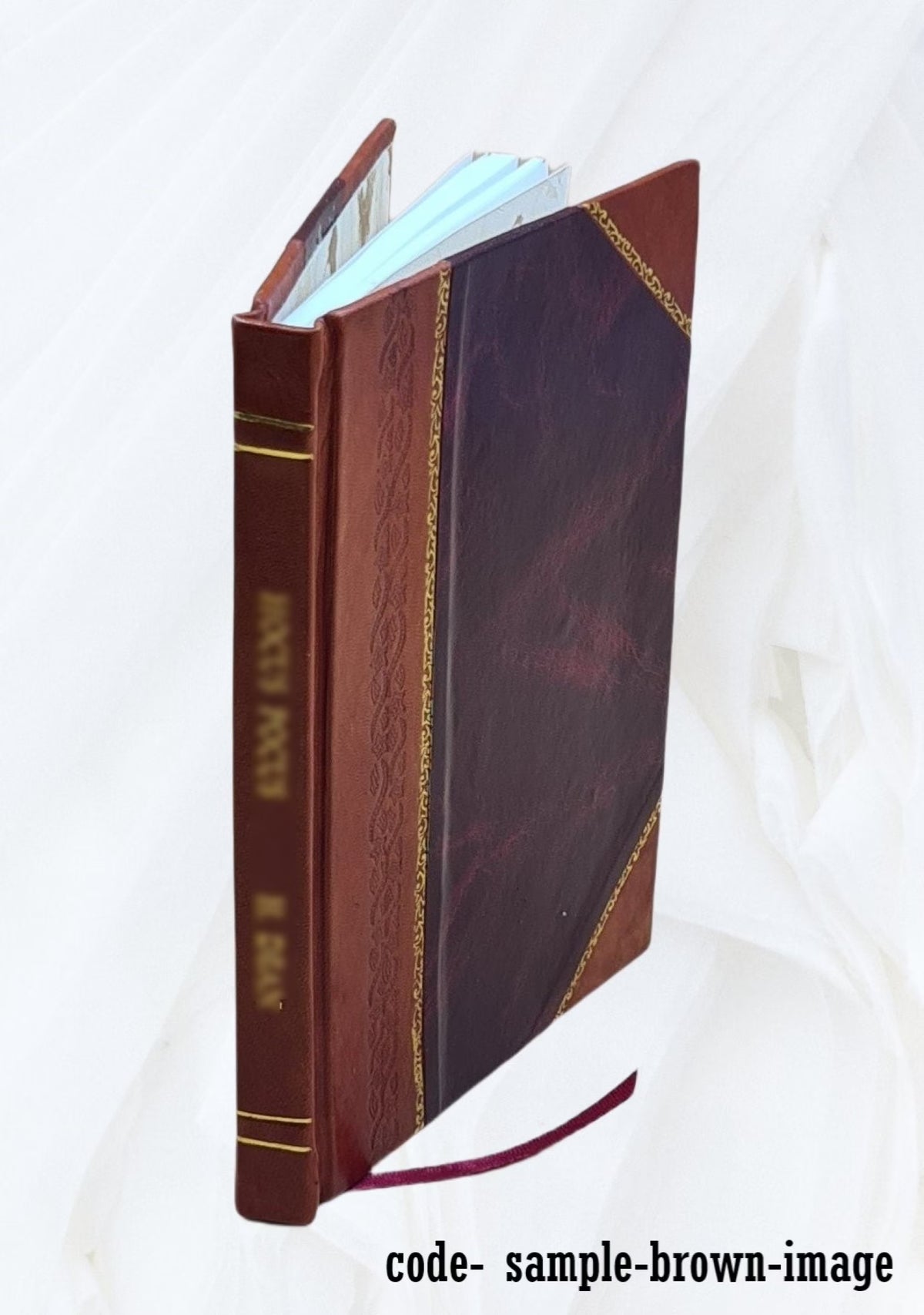 Central Park Board of Commissioners Annual Report 1858 Leather Bound T906057