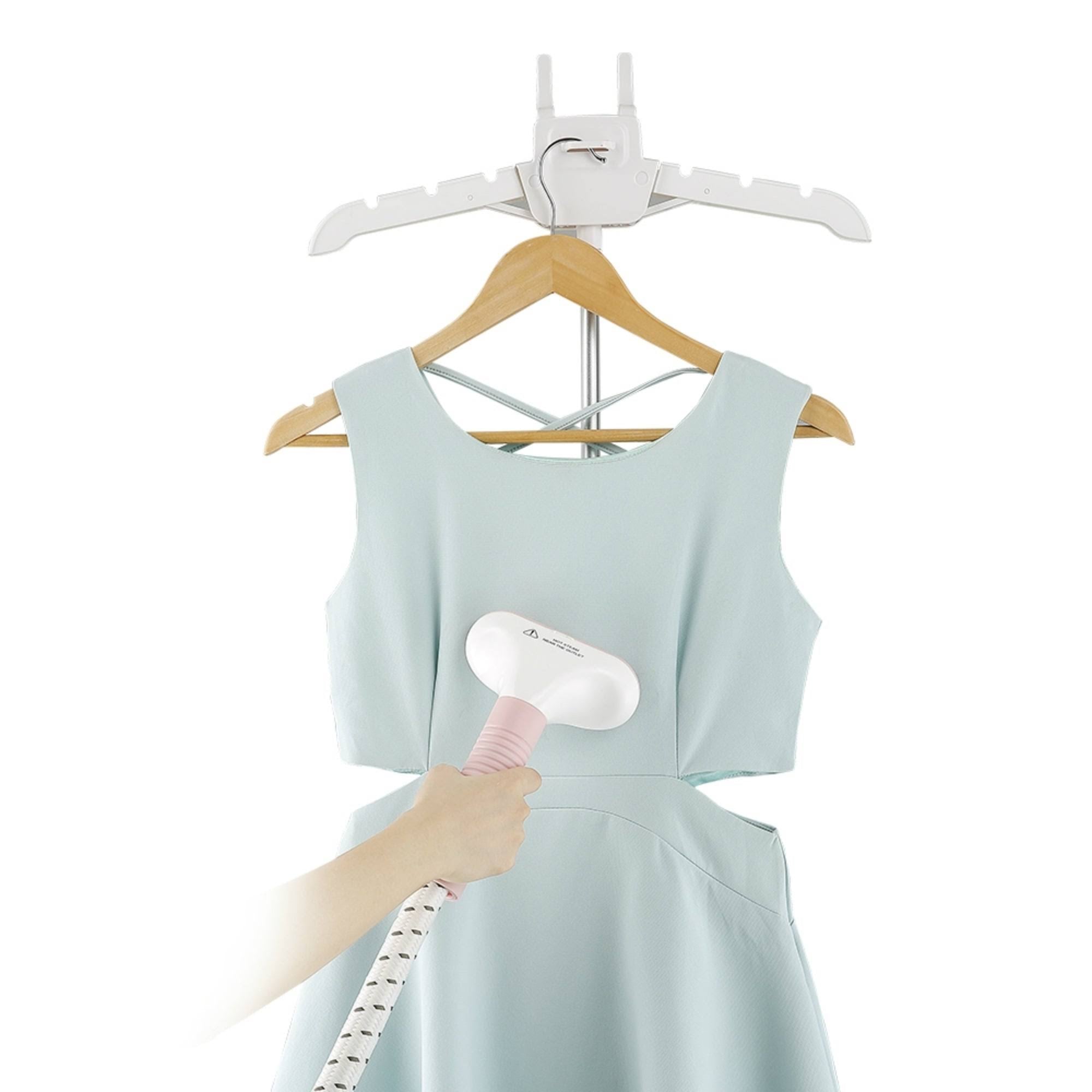 Pink Garment Steamer with 4 Steam Settings H20745