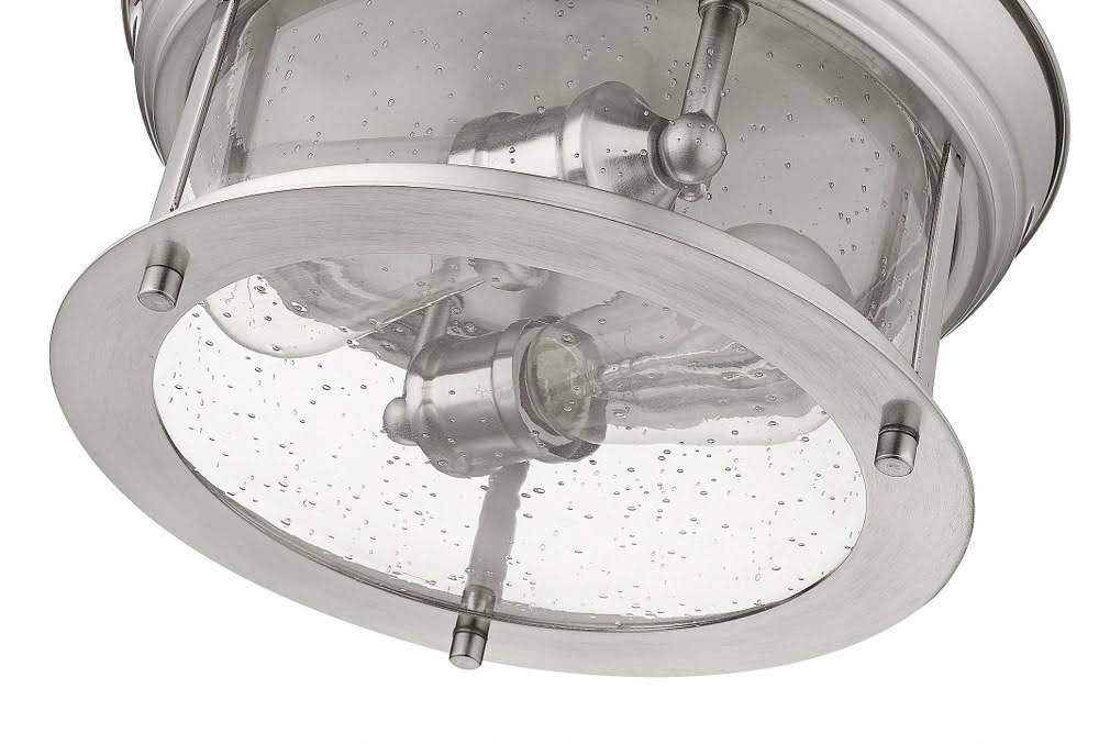Matte Black 2 Light Flush Mount K12706