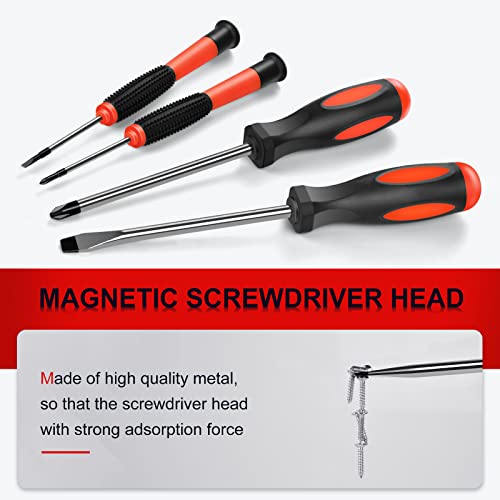 287PCs Hand Tool Set with Hammer, Pliers, Ratchet Wrench, Socket, Portable Tool Box J434017