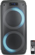 Dual 6.5" Portable Bluetooth Speaker with Sound Activated Lights U283354