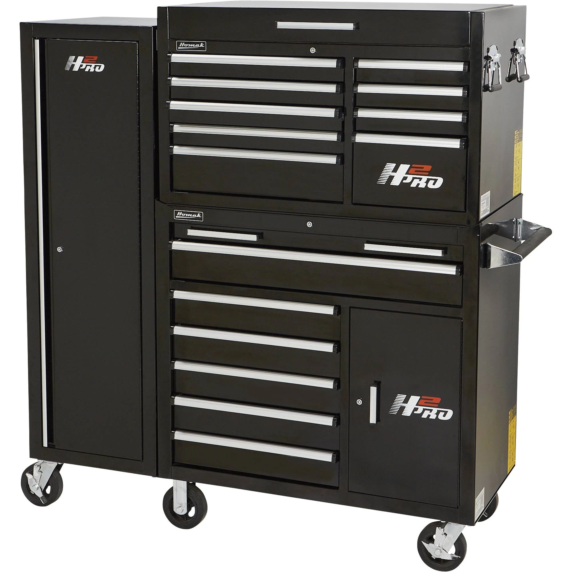 Black Full-Height Side Locker N27326