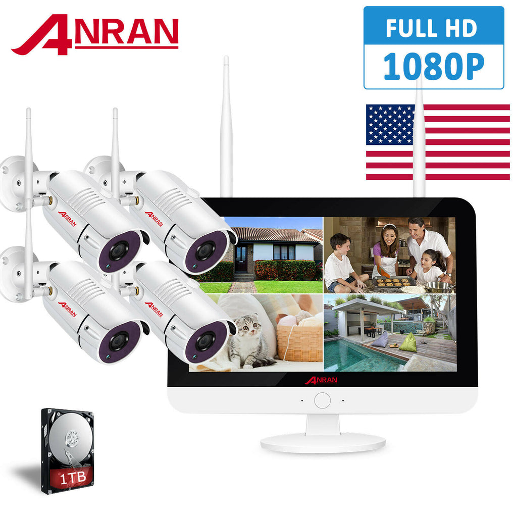8CH 1TB NVR 1080p Wireless Security Camera System T65870