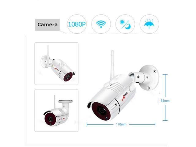 8CH 1TB NVR 1080p Wireless Security Camera System T65870