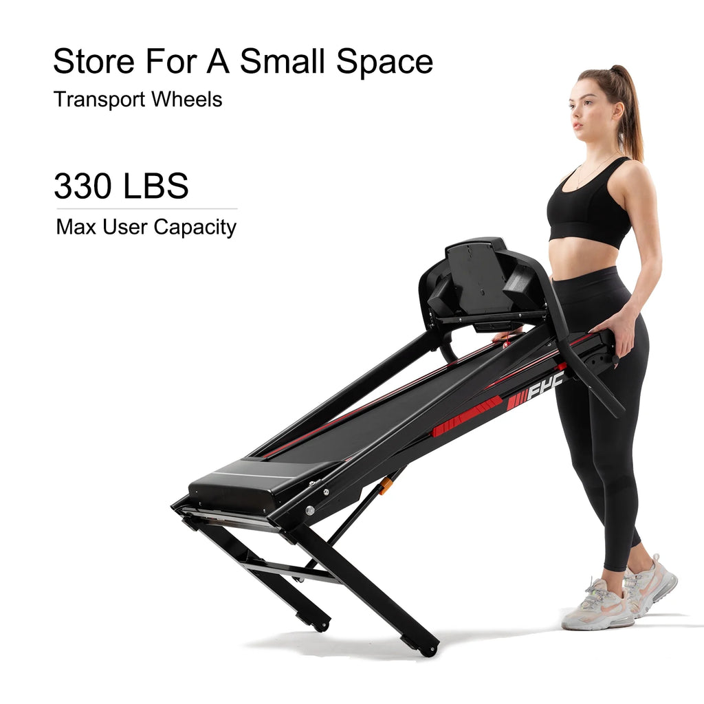 Folding Treadmill Electric 3.5 HP Running Machine with Incline R106