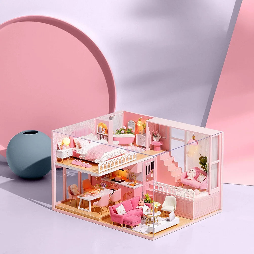 DIY Small House Toy Manual Cottage Assemble Toys X8942