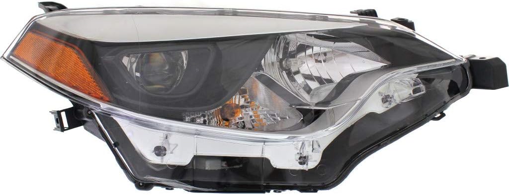 Driver Side Headlight for Toyota Corolla 2014 2015 2016 L666704