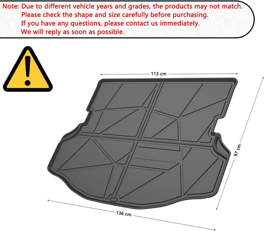 3D Waterproof TPO Cargo Trunk Tray Floor Mats I397