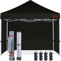 Pop-up Canopy Tent 10x10 with 4 Removable Side Walls and Roller Bag G311435