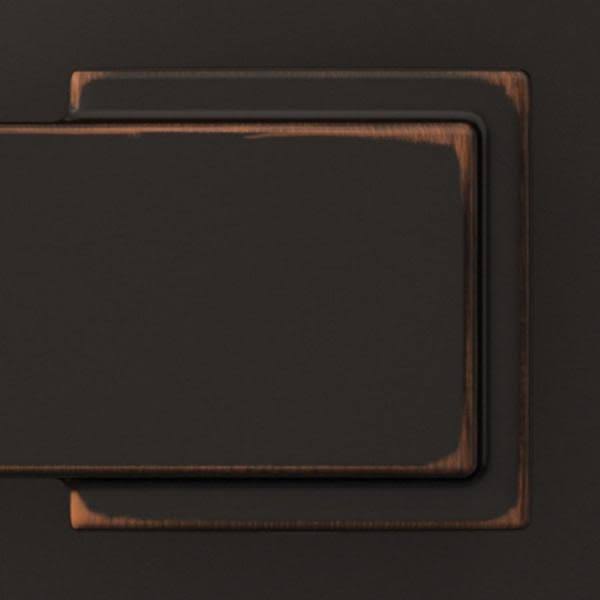 Aged Bronze Single Cylinder Door Handleset with Lever X87732