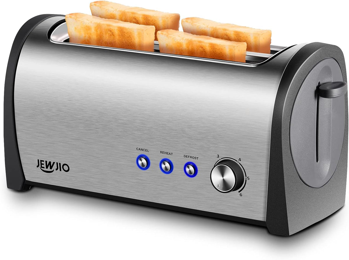 Stainless Steel 4 Slice Toaster with Extra Wide Slot K955