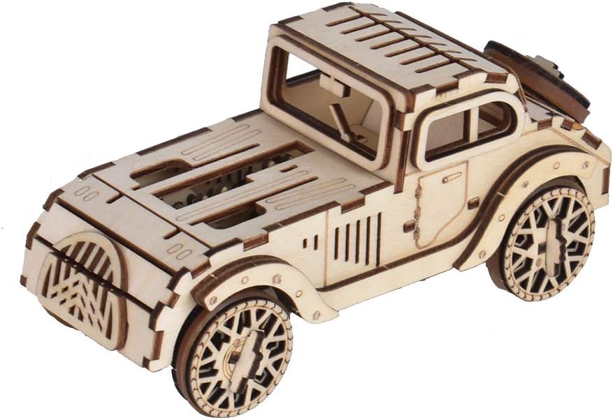 3D Mechanical Treasure Box Wooden Puzzles Pack of 2 B12008