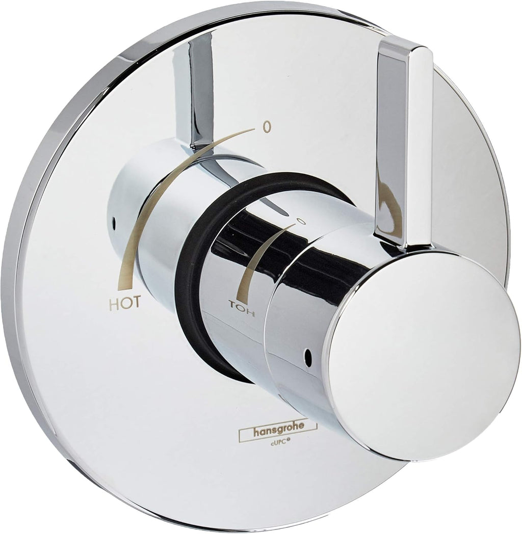 Matte Black 6-inch Wide Shower Valve Trim L754