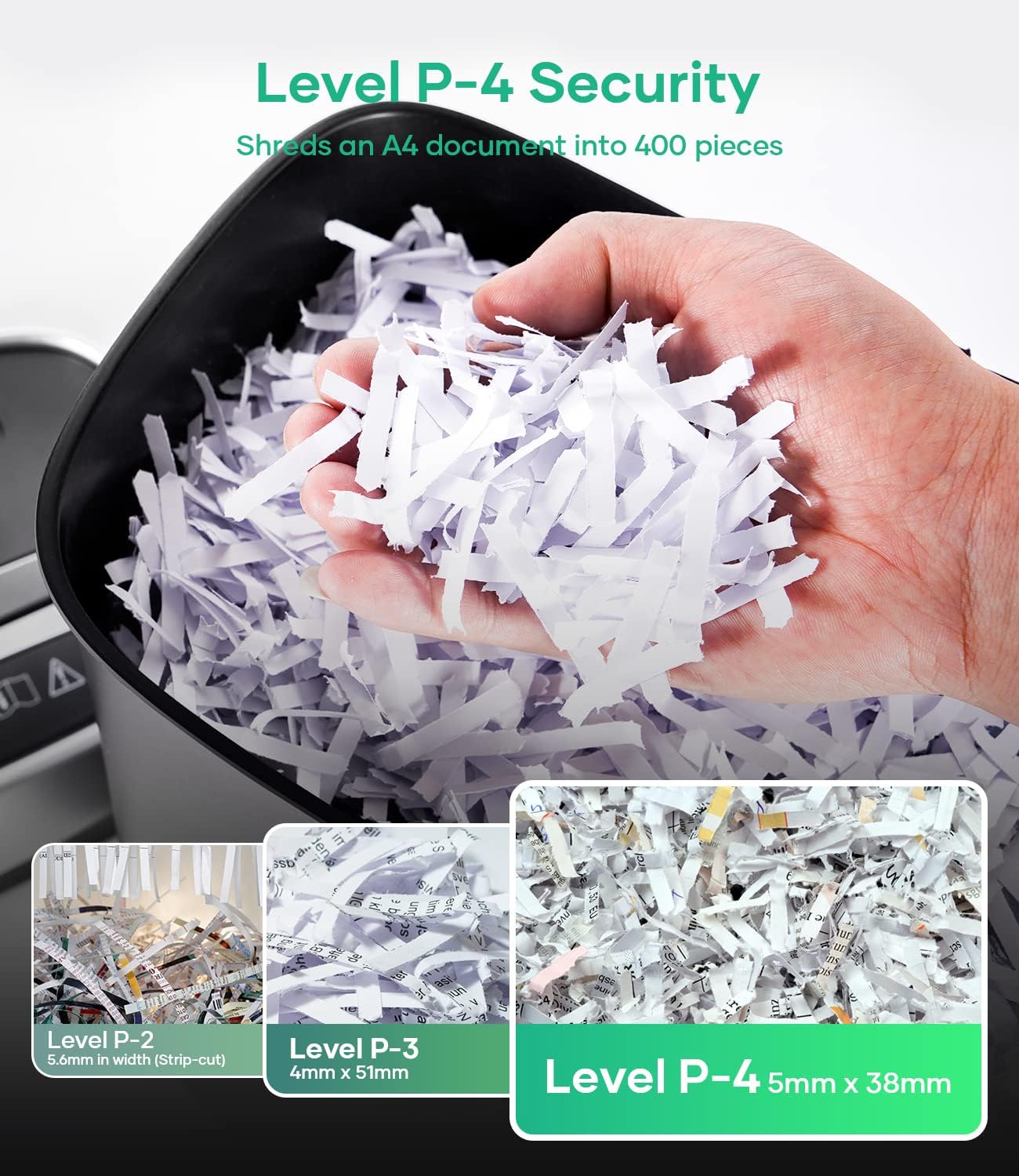 Cross-Cut Paper and Credit Card Shredder, 8-Sheet, Pack of 2 J4705