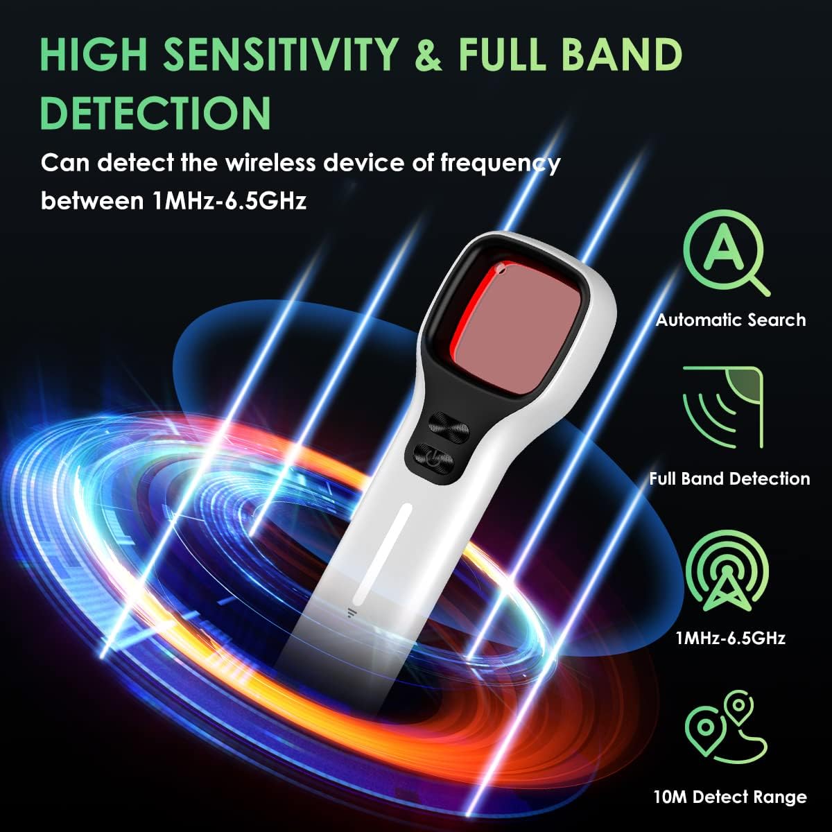 Portable Anti Spy Detector with 3 Detection Modes Z942